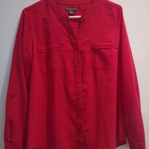 Red dress shirt